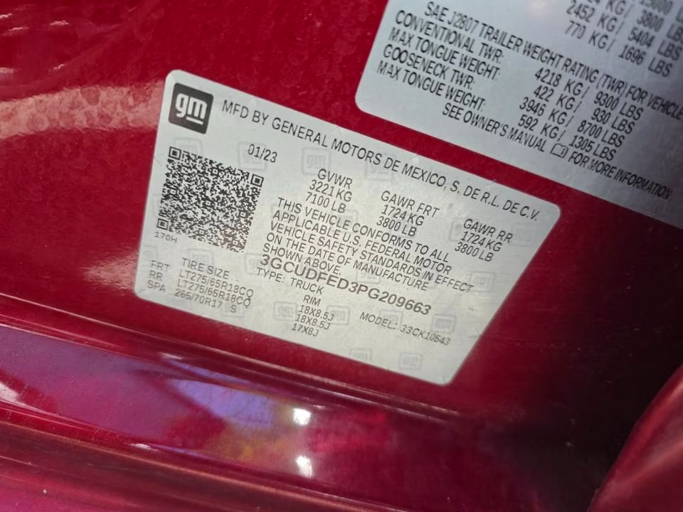 2023 Radiant Red Chevrolet Silverado 1500 LT Trail Boss 4X4 Truck