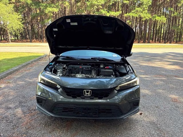 2023 Sonic Gray Pearl Honda Civic LX FWD Hatchback