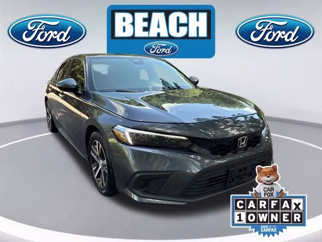 2023 Sonic Gray Pearl Honda Civic LX FWD Hatchback