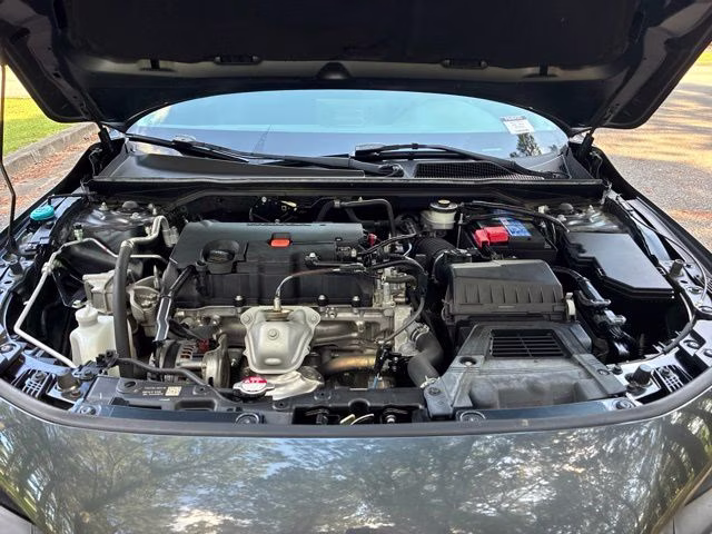 2023 Sonic Gray Pearl Honda Civic LX FWD Hatchback
