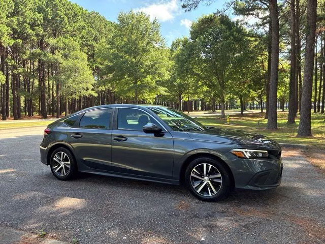 2023 Sonic Gray Pearl Honda Civic LX FWD Hatchback