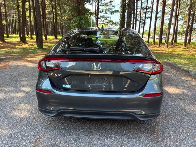 2023 Sonic Gray Pearl Honda Civic LX FWD Hatchback