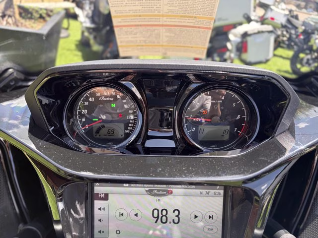 2025 BLACK SMOKE Indian CHALLENGER DARKHORSE POWERBAND AUDIO
