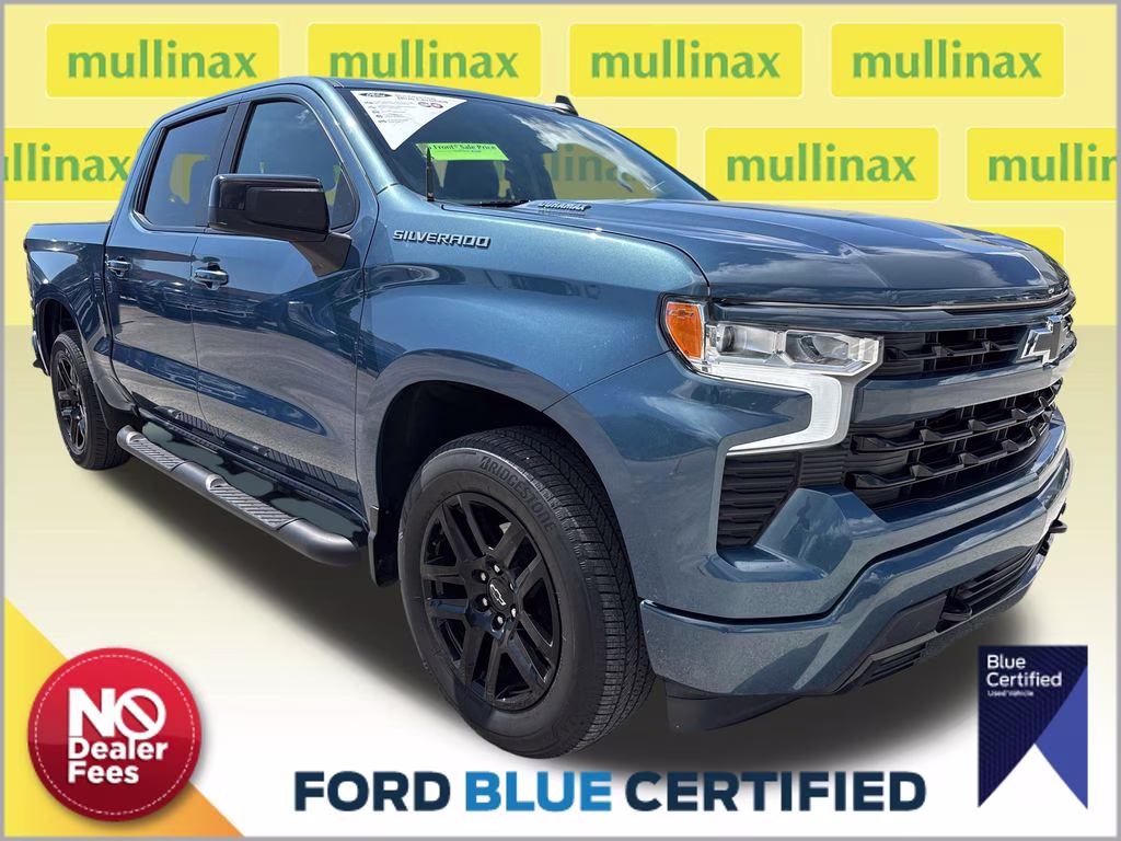 2024 Lakeshore Blue Metallic Chevrolet Silverado 1500 RST RWD Truck