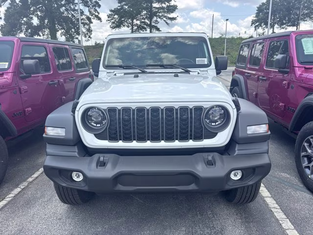2026 Bright White Clearcoat Jeep Wrangler Sport S 4X4 Convertible