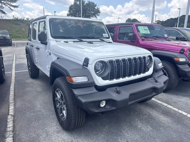 2026 Bright White Clearcoat Jeep Wrangler Sport S 4X4 Convertible