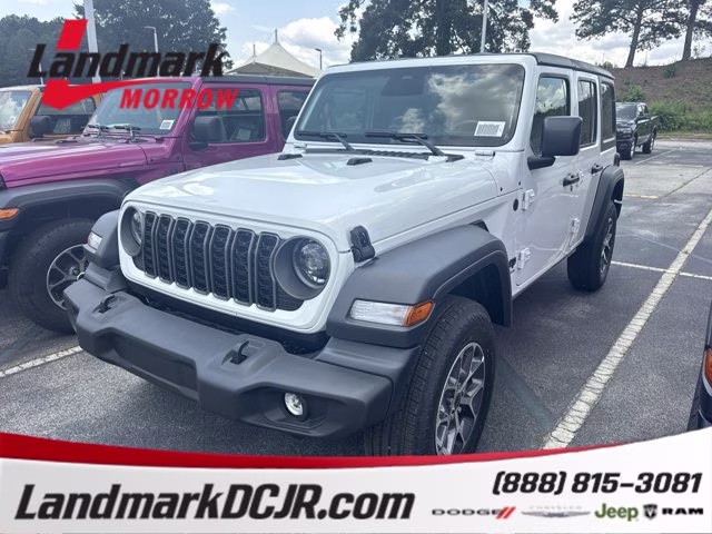 2026 Bright White Clearcoat Jeep Wrangler Sport S 4X4 Convertible
