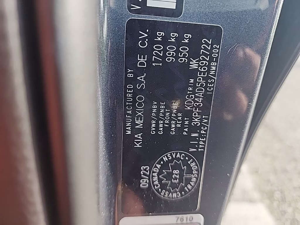 2023 Steel Gray Kia Forte GT-Line FWD Sedan