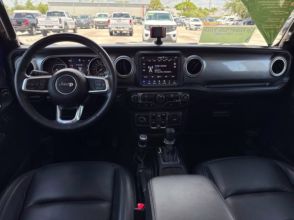 2019 Ocean Blue Metallic Clearcoat Jeep Wrangler Unlimited Sahara 4X4 SUV