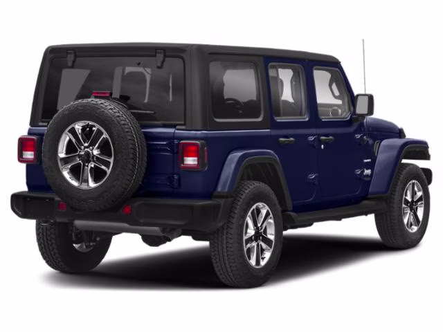 2019 Ocean Blue Metallic Clearcoat Jeep Wrangler Unlimited Sahara 4X4 SUV