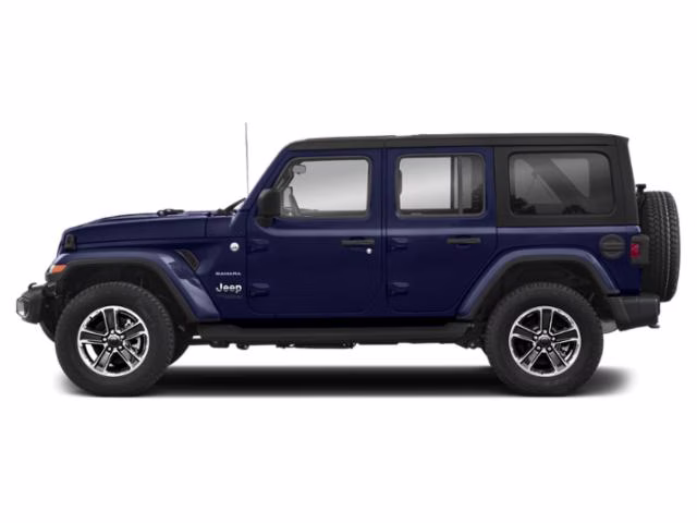 2019 Ocean Blue Metallic Clearcoat Jeep Wrangler Unlimited Sahara 4X4 SUV