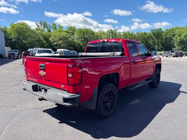 2016 Red Chevrolet Silverado 1500 Custom 4X4 Truck