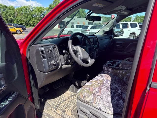 2016 Red Chevrolet Silverado 1500 Custom 4X4 Truck