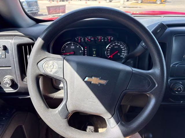 2016 Red Chevrolet Silverado 1500 Custom 4X4 Truck