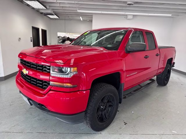 2016 Red Hot Chevrolet Silverado 1500 Custom 4X4 Truck