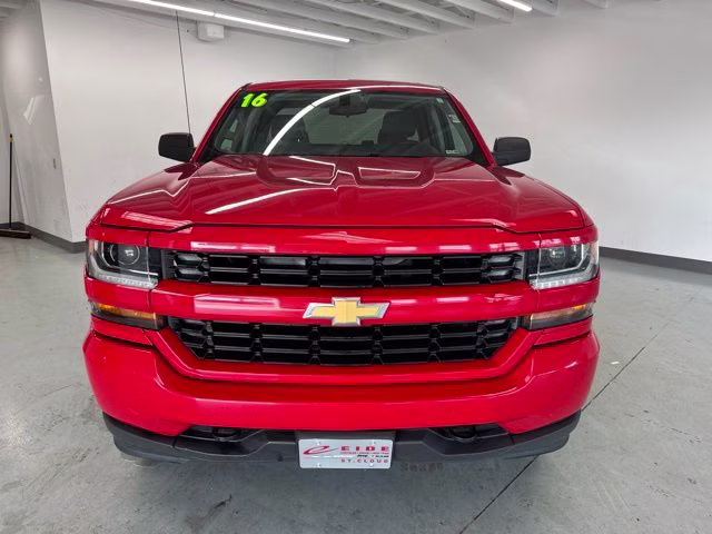 2016 Red Hot Chevrolet Silverado 1500 Custom 4X4 Truck