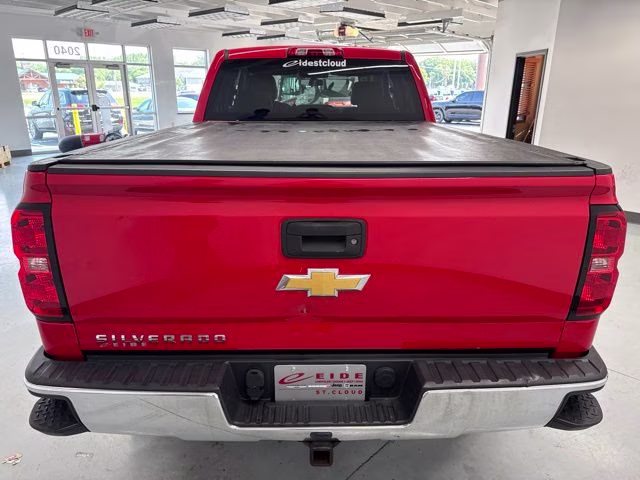 2016 Red Hot Chevrolet Silverado 1500 Custom 4X4 Truck