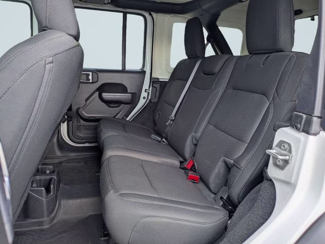 2022 Bright White Clearcoat Jeep Wrangler Unlimited Sport S 4X4 SUV