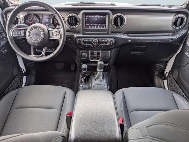 2022 Bright White Clearcoat Jeep Wrangler Unlimited Sport S 4X4 SUV