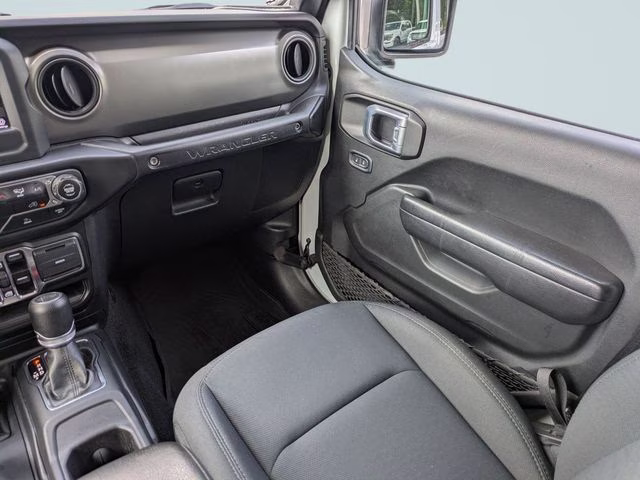 2022 Bright White Clearcoat Jeep Wrangler Unlimited Sport S 4X4 SUV