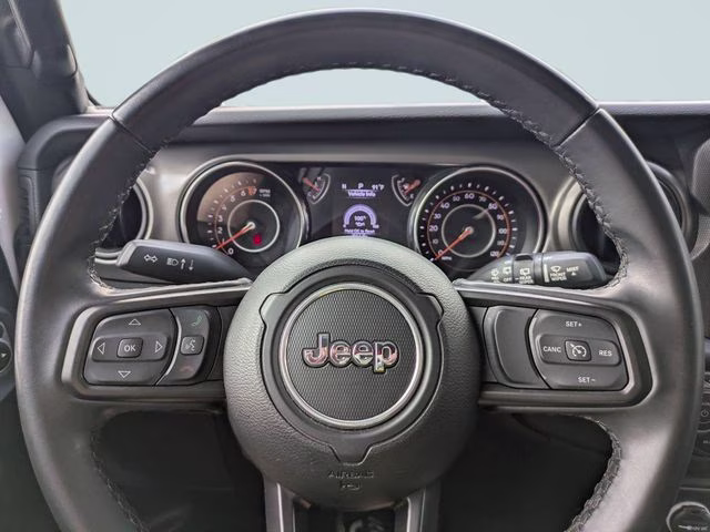 2022 Bright White Clearcoat Jeep Wrangler Unlimited Sport S 4X4 SUV
