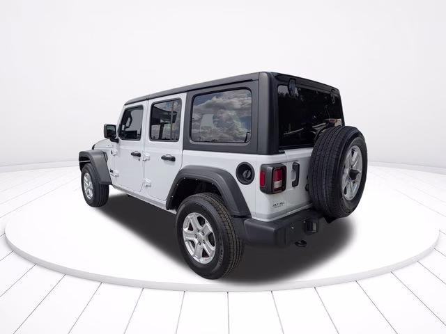 2022 Bright White Clearcoat Jeep Wrangler Unlimited Sport S 4X4 SUV