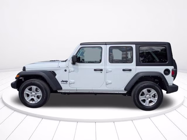 2022 Bright White Clearcoat Jeep Wrangler Unlimited Sport S 4X4 SUV