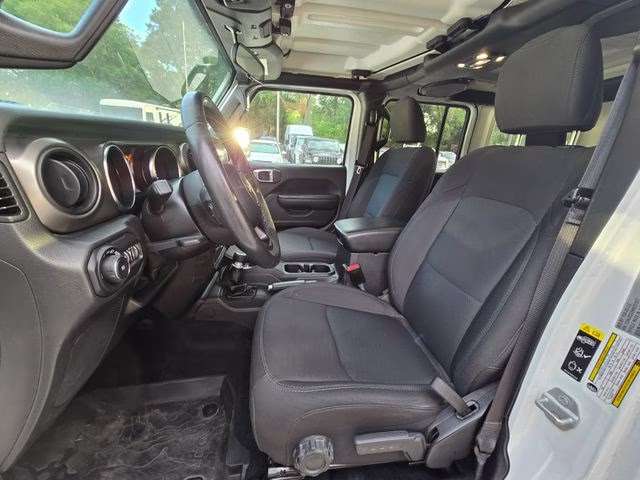 2022 Bright White Clearcoat Jeep Wrangler Unlimited Sport S 4X4 SUV