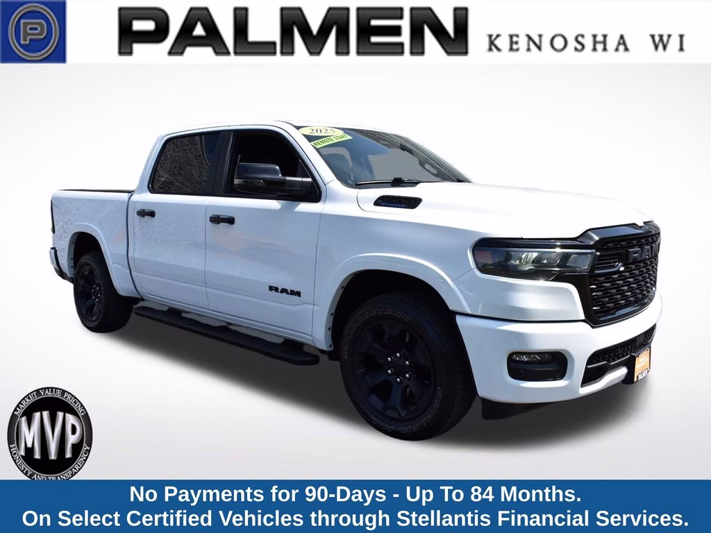2025 Bright White Clearcoat Ram 1500 Big Horn/Lone Star 4X4 Truck