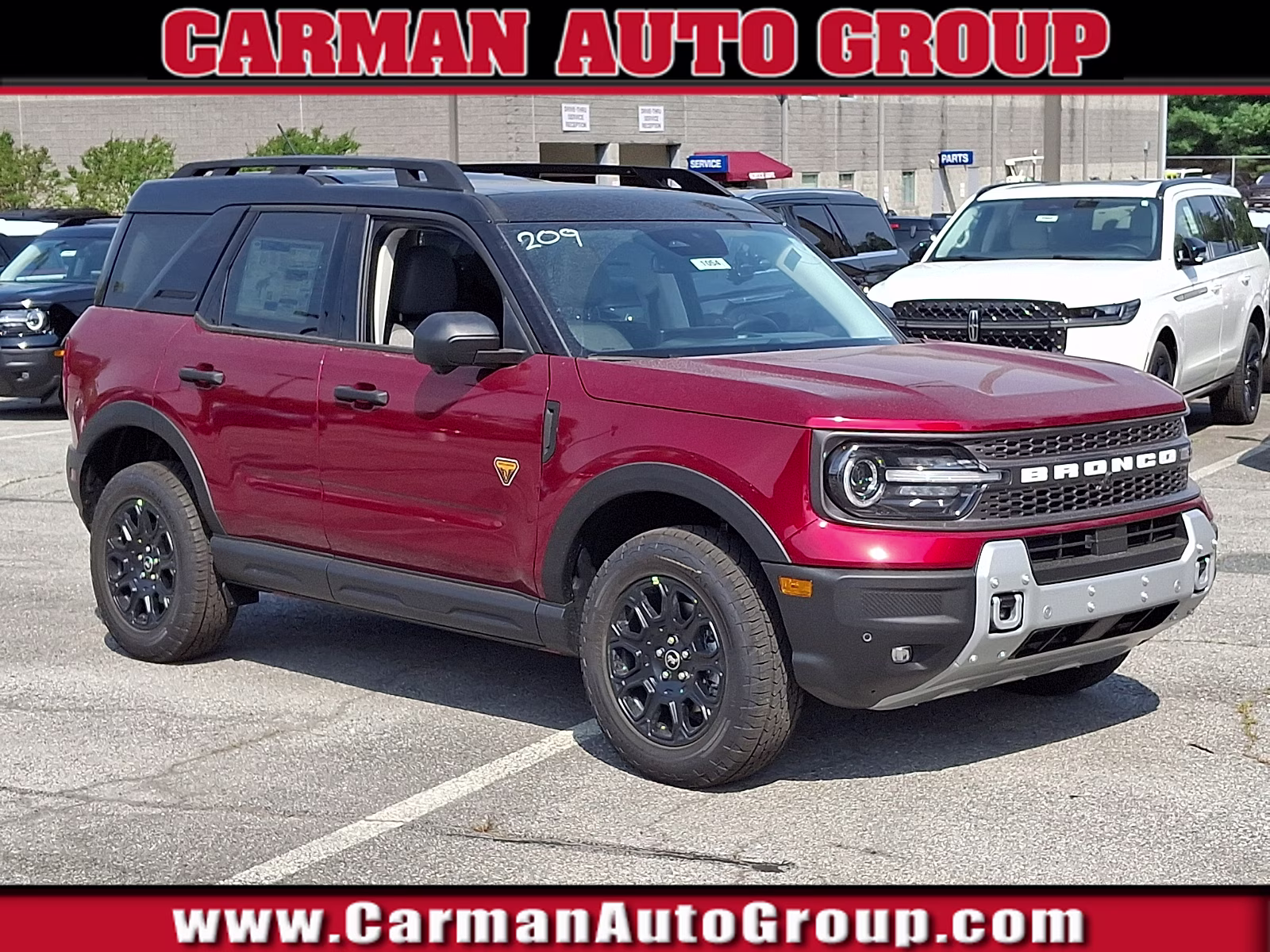 2026 Ruby Red Metallic Tinted Clearcoat - RR Ford Bronco Sport Badlands 4X4
