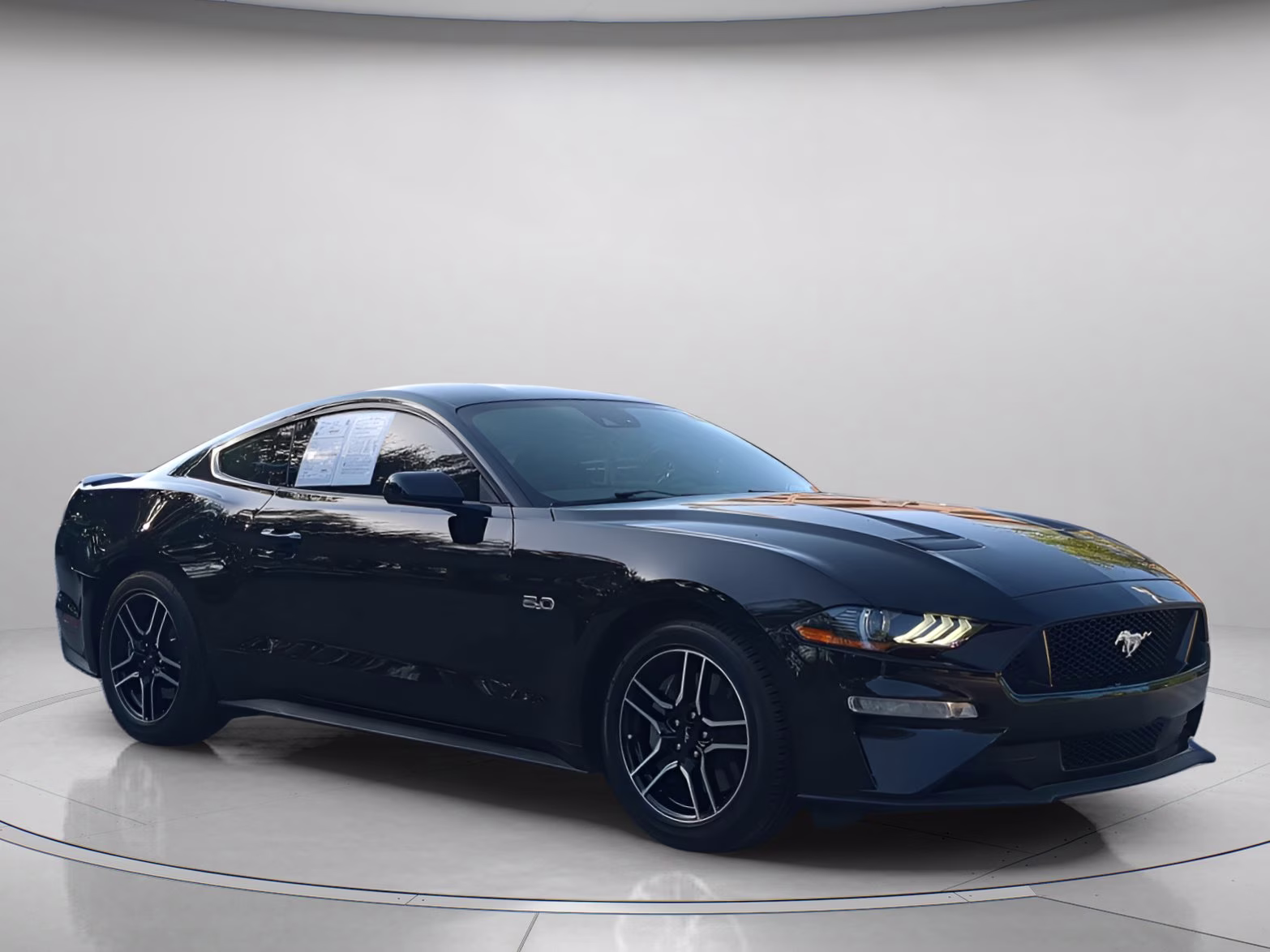 2022 Shadow Black Ford Mustang GT Premium RWD Coupe