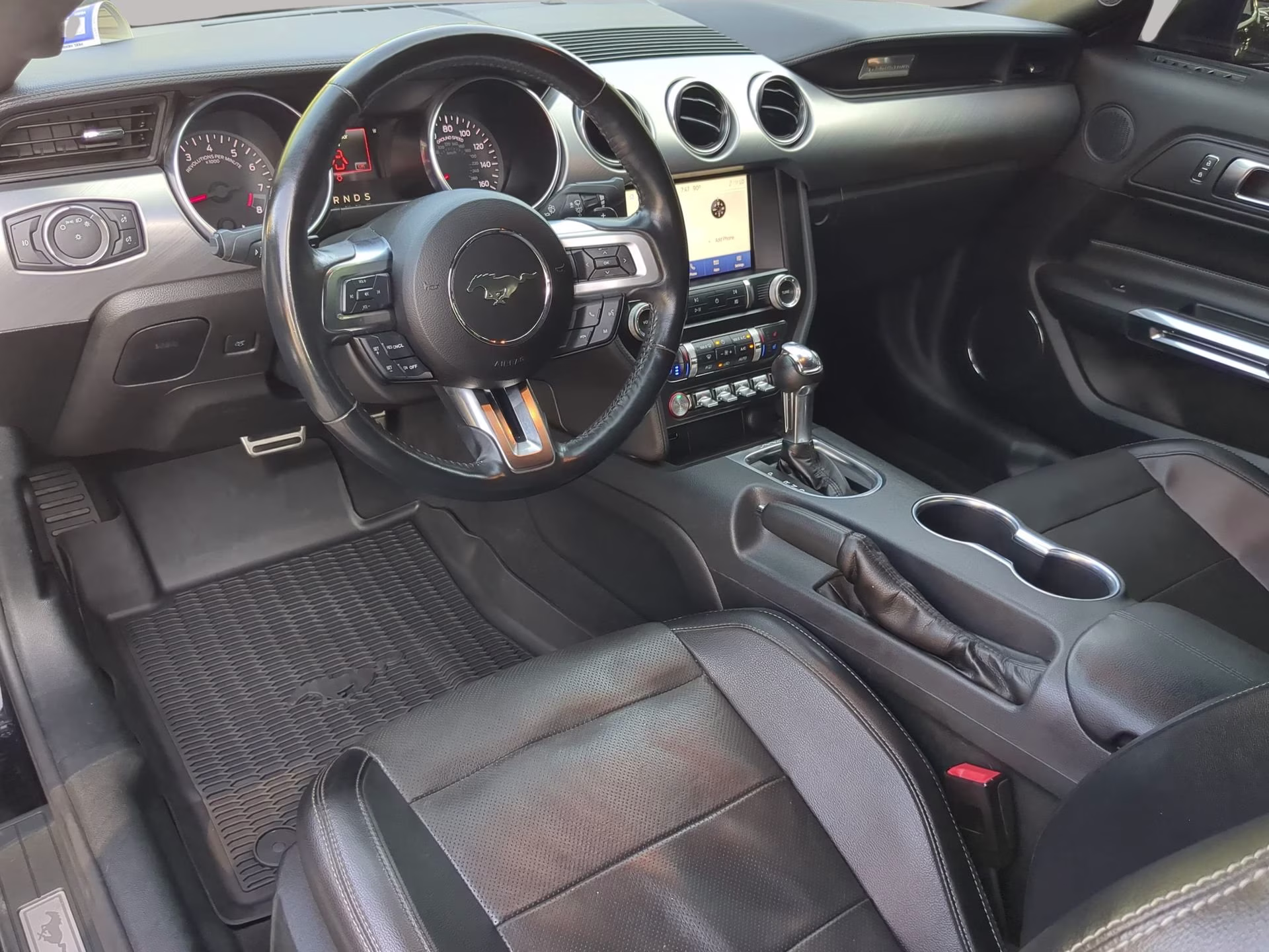2022 Shadow Black Ford Mustang GT Premium RWD Coupe