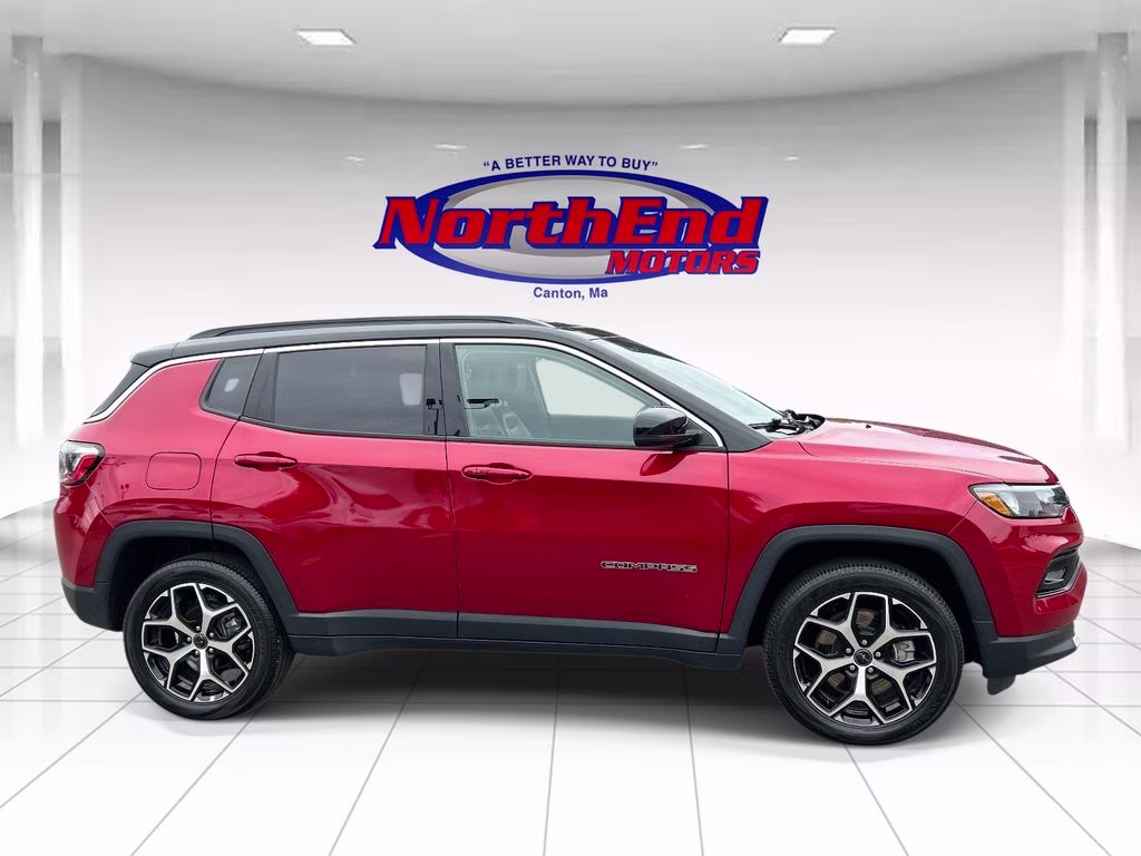 2025 Red Hot Pearlcoat Jeep Compass Limited 4X4 SUV