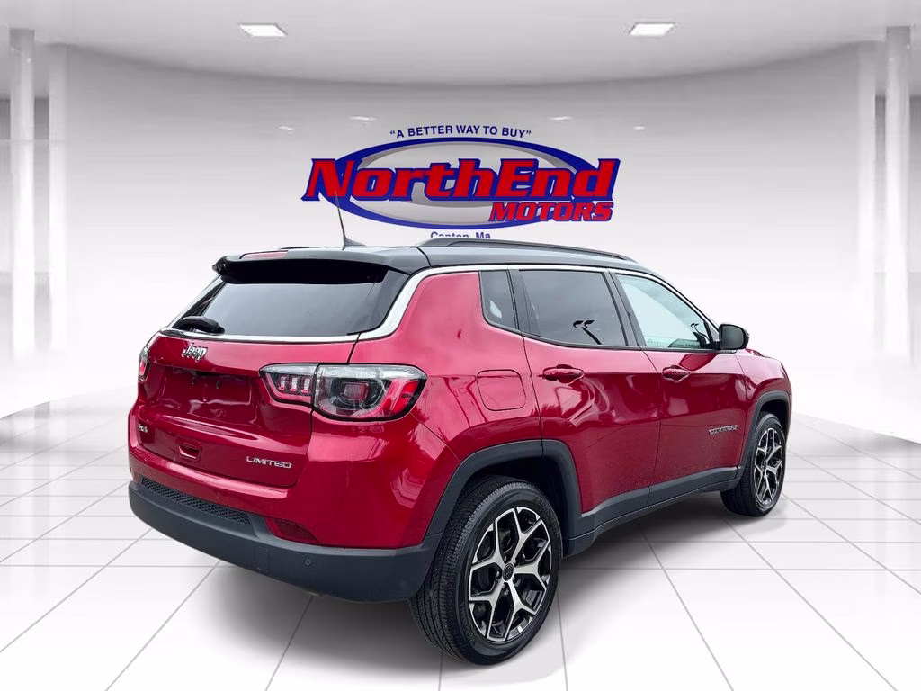 2025 Red Hot Pearlcoat Jeep Compass Limited 4X4 SUV