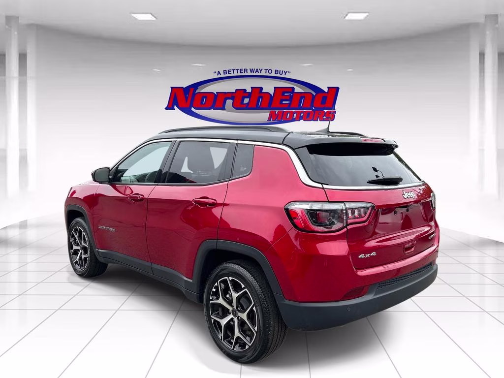 2025 Red Hot Pearlcoat Jeep Compass Limited 4X4 SUV
