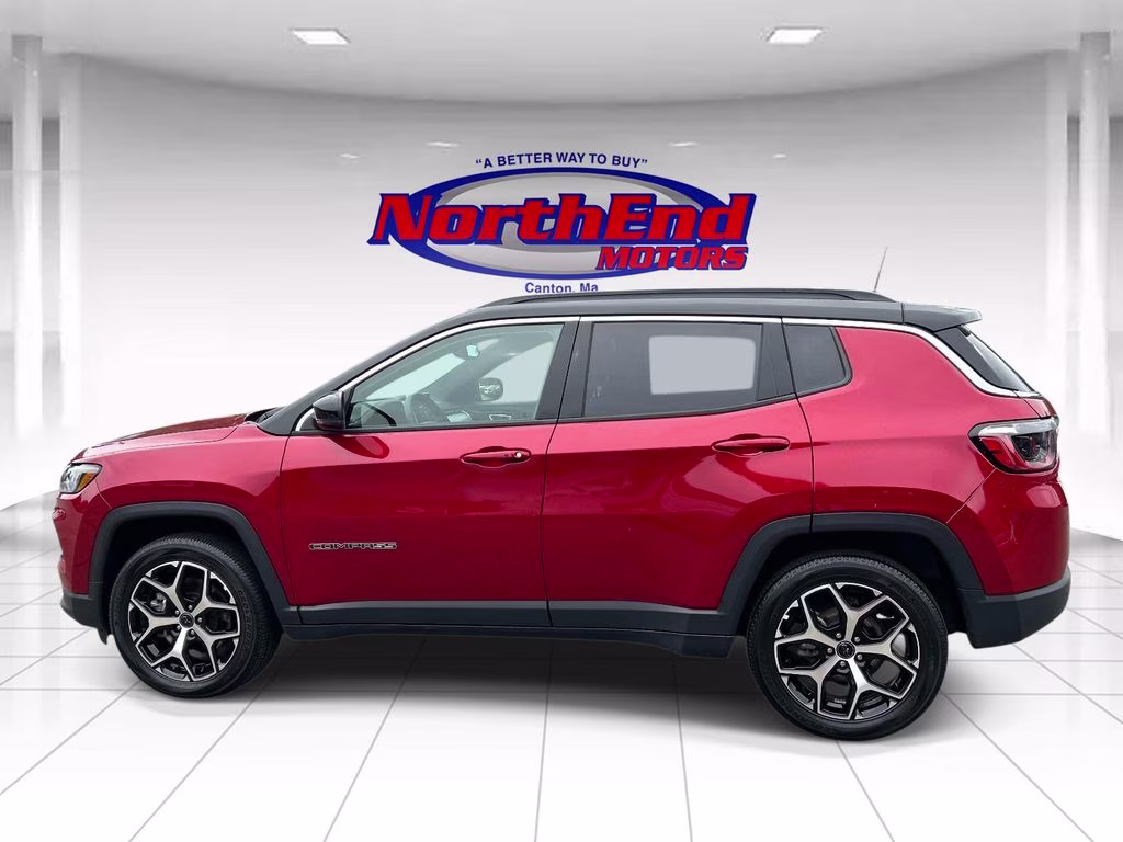 2025 Red Hot Pearlcoat Jeep Compass Limited 4X4 SUV