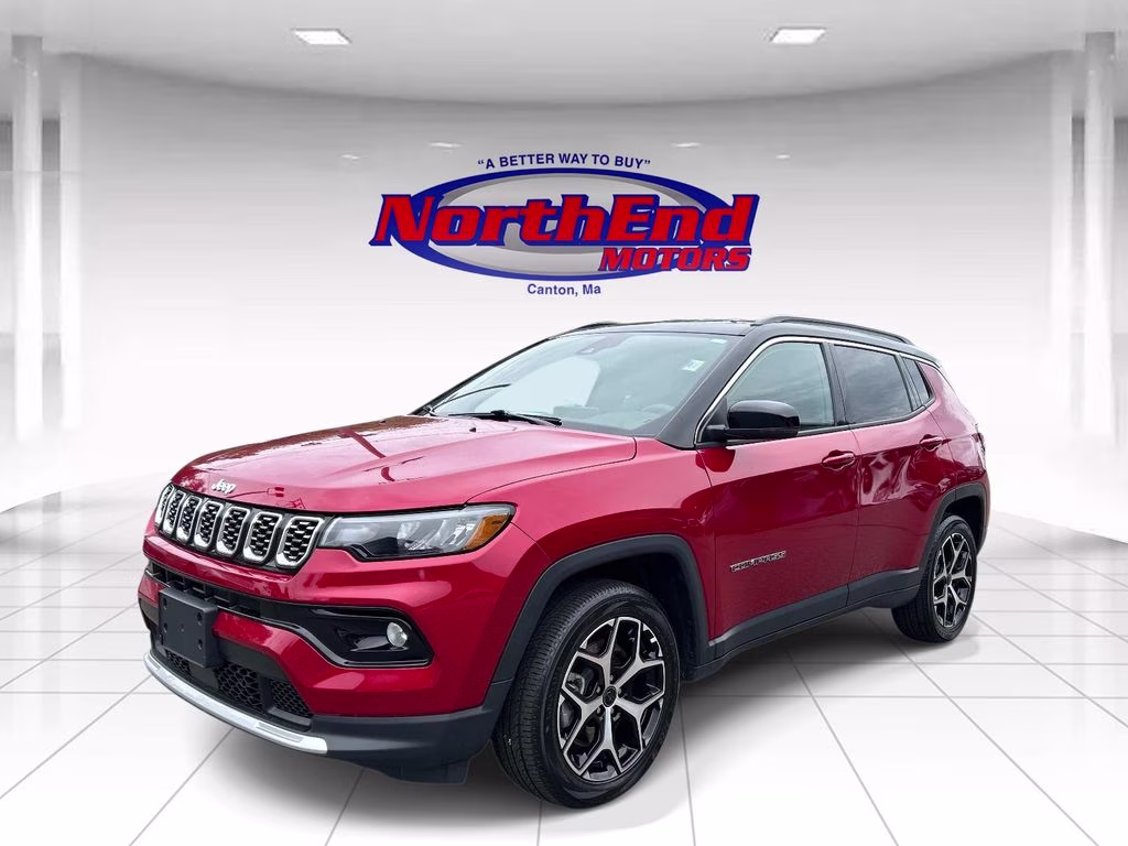 2025 Red Hot Pearlcoat Jeep Compass Limited 4X4 SUV