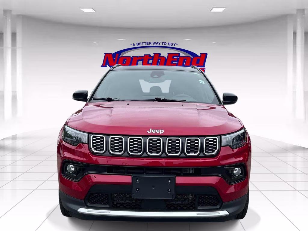 2025 Red Hot Pearlcoat Jeep Compass Limited 4X4 SUV