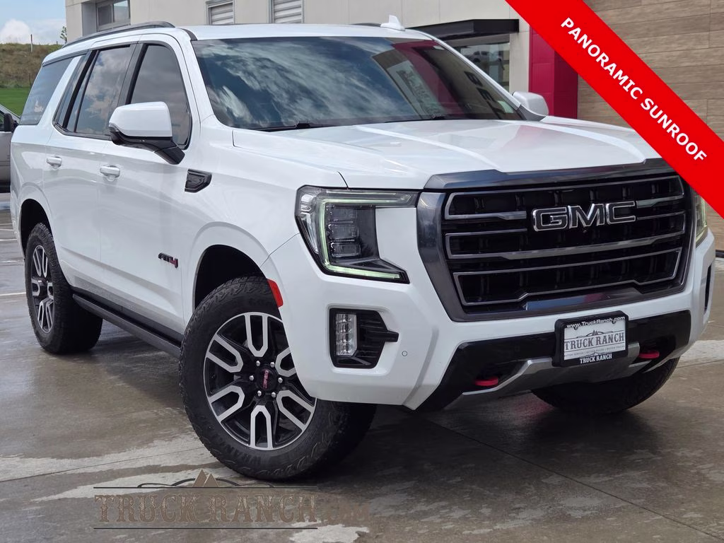 2023 Summit White GMC Yukon AT4 4X4 SUV