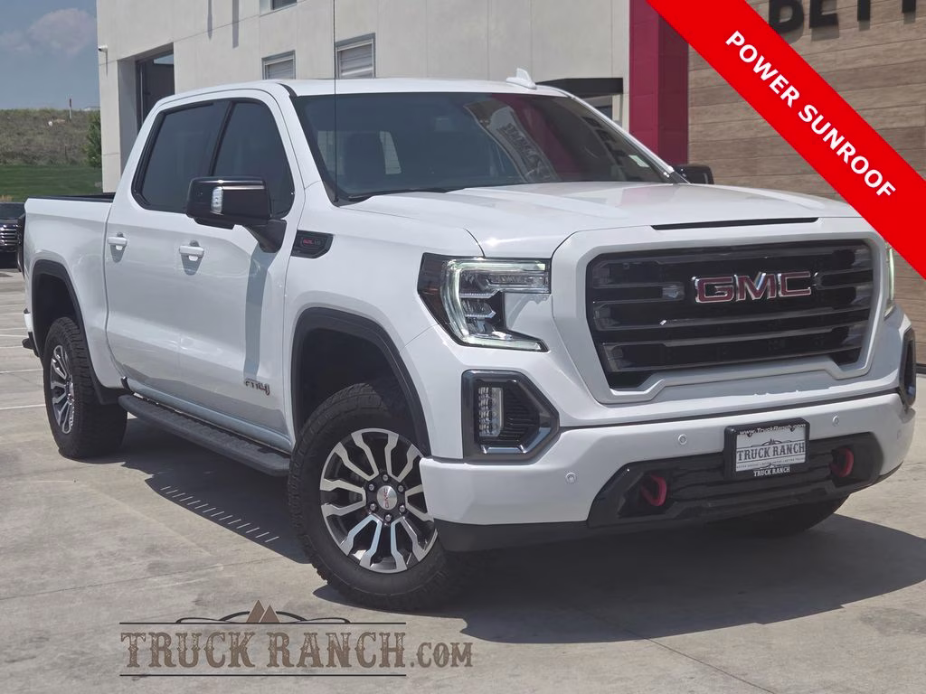 2022 Summit White GMC Sierra 1500 Limited AT4 4X4 Truck