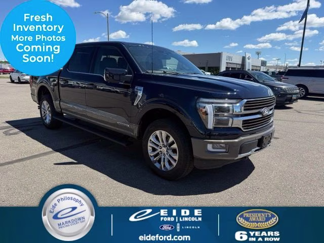 2025 Blue Metallic Ford F-150 King Ranch 4X4 Truck