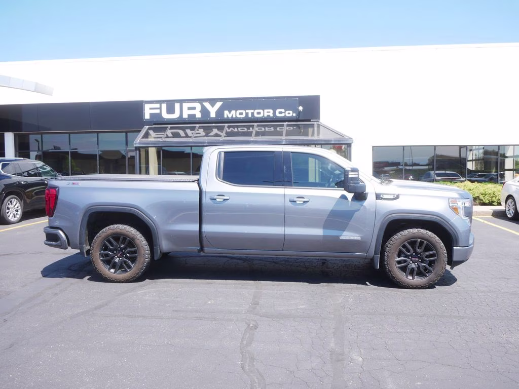 2021 Satin Steel Metallic GMC Sierra 1500 Elevation 4X4 Truck