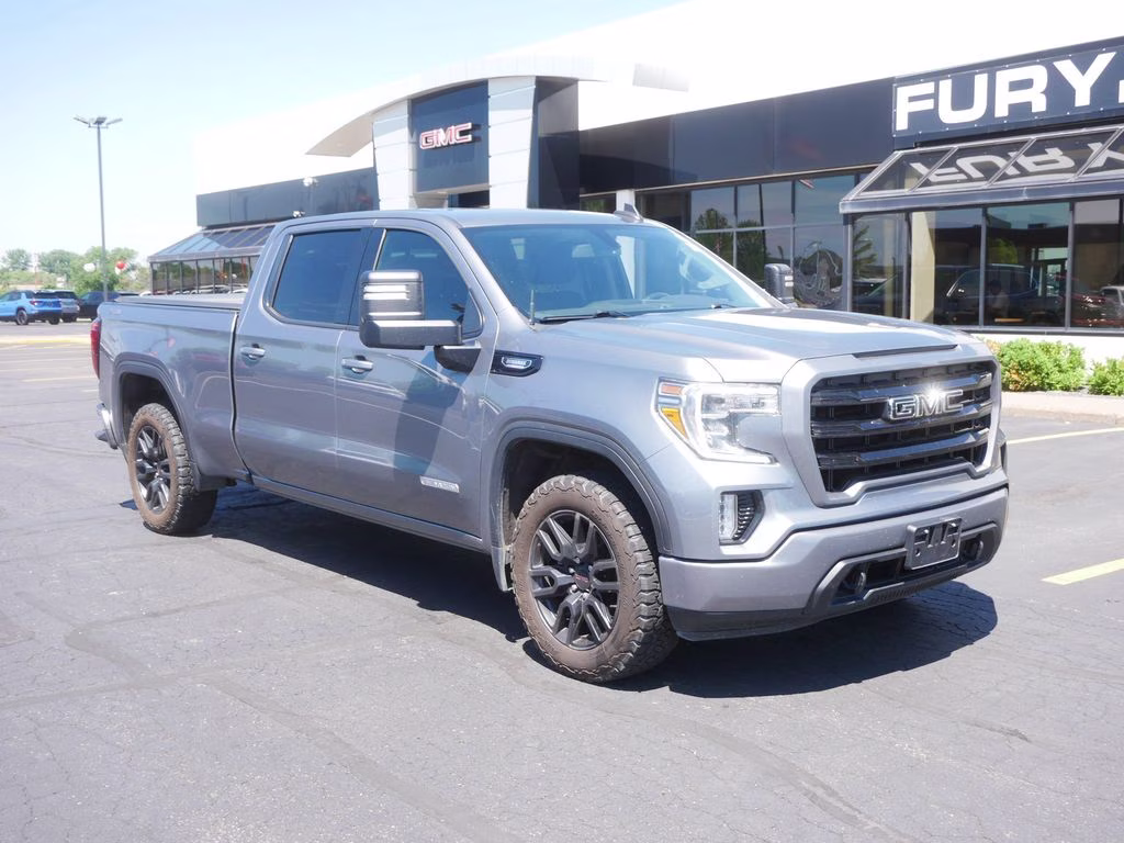2021 Satin Steel Metallic GMC Sierra 1500 Elevation 4X4 Truck