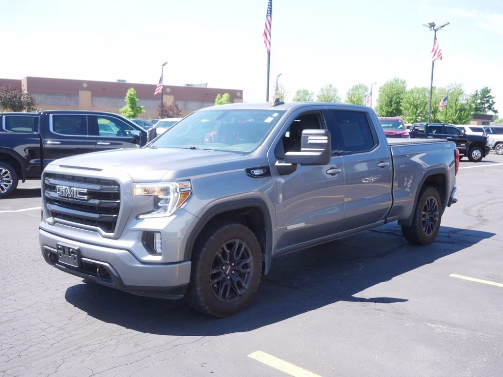 2021 Satin Steel Metallic GMC Sierra 1500 Elevation 4X4 Truck