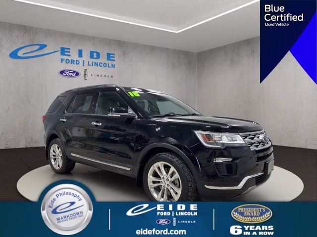 2018 Shadow Black Ford Explorer Limited 4X4 SUV