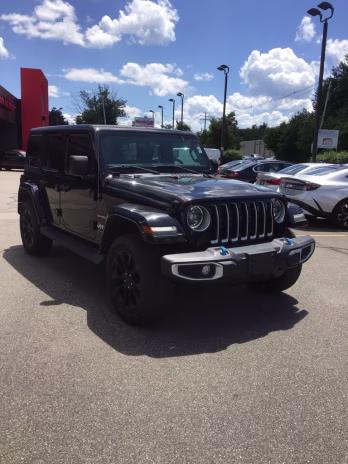 2023 Black Clearcoat Jeep Wrangler Sahara 4xe 4X4 SUV