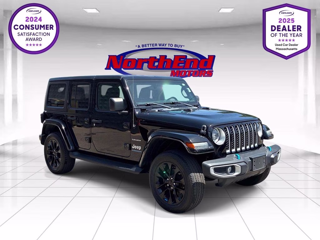 2023 Black Clearcoat Jeep Wrangler Sahara 4xe 4X4 SUV