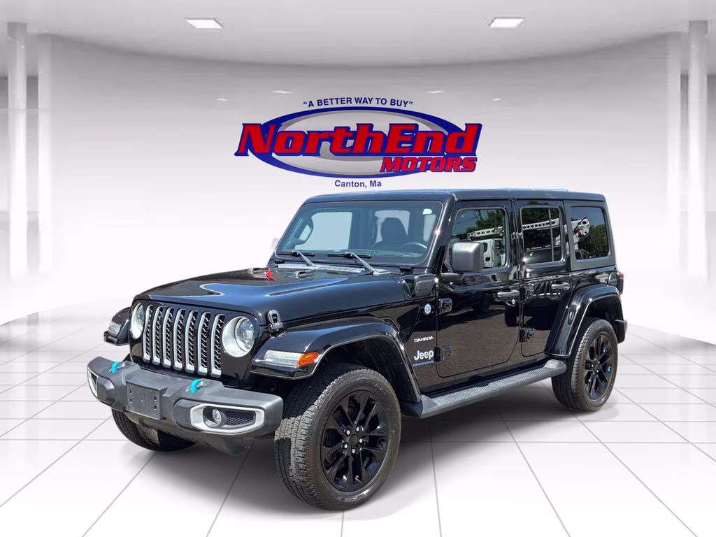 2023 Black Clearcoat Jeep Wrangler Sahara 4xe 4X4 SUV