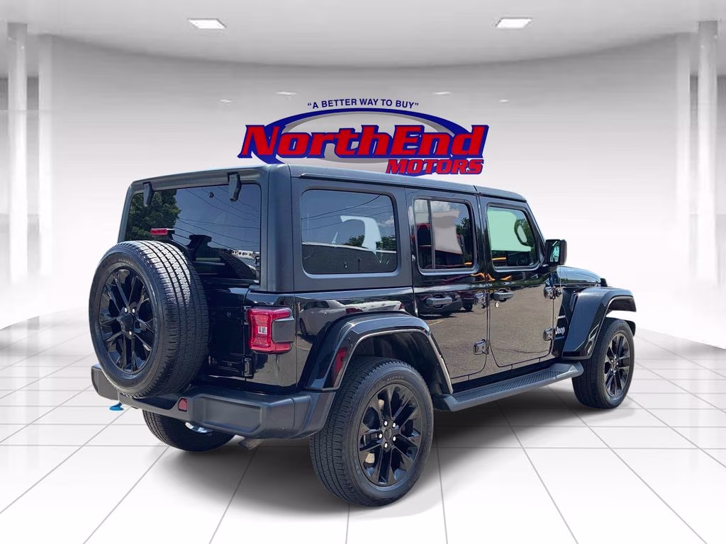 2023 Black Clearcoat Jeep Wrangler Sahara 4xe 4X4 SUV