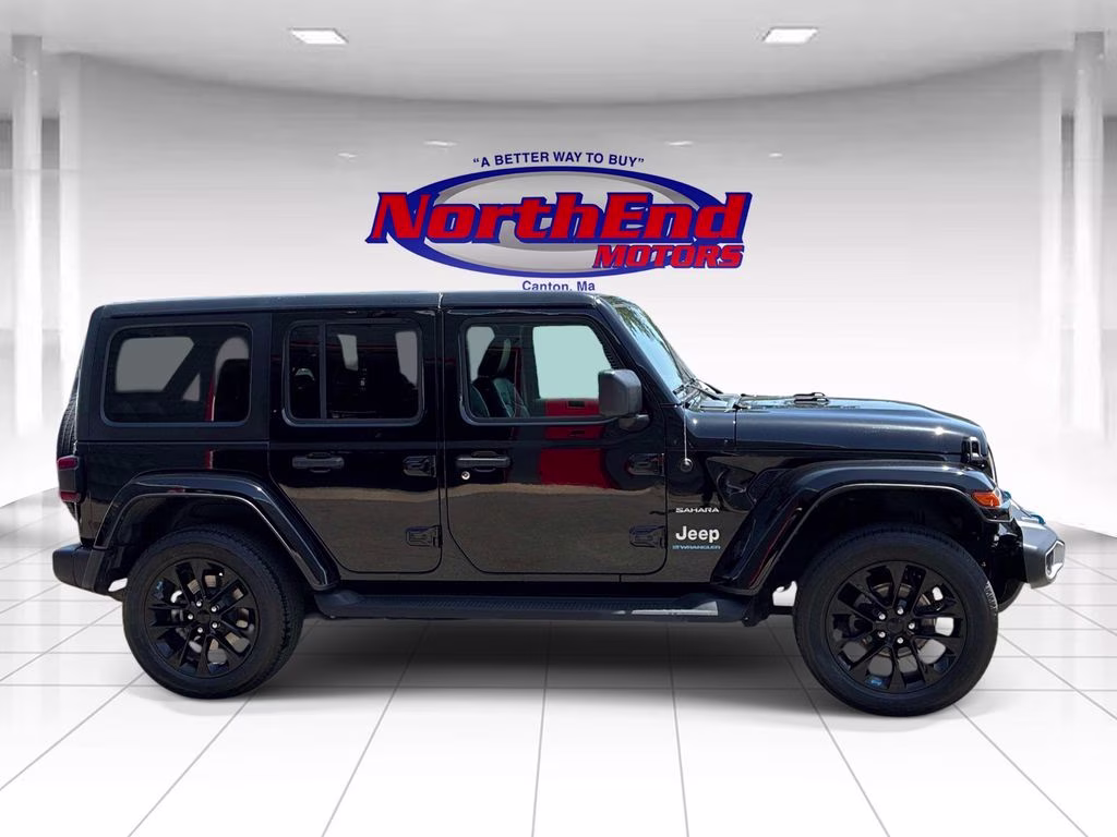 2023 Black Clearcoat Jeep Wrangler Sahara 4xe 4X4 SUV